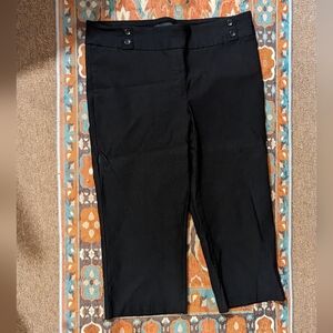 Black dressy capri pants